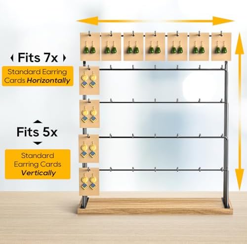 ORLESS Jewelry Display Stand with 35 Hooks