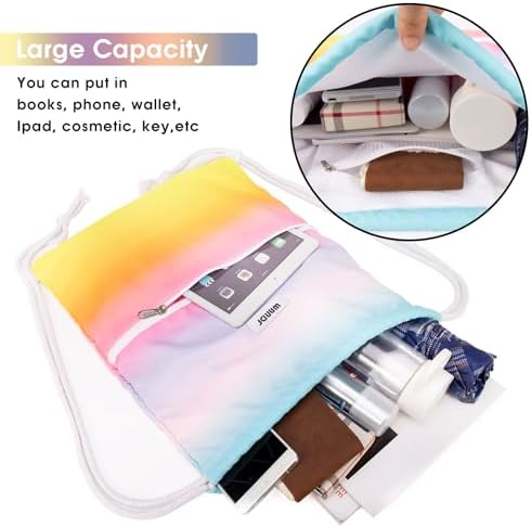 WANDF Foldable Drawstring Water Resistant Backpack