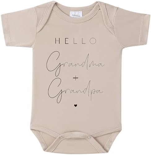 Pregnancy Announcement Bodysuit for Grandparents 1