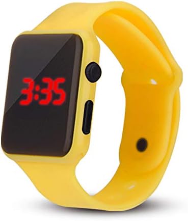 Weicam 10 Pack Unisex LED Wrist Watch Silicone Sports Bracelet