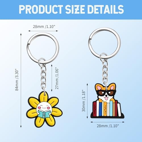 Ibuclein Keychains Bulk DIY Cute Backpack Charms for Girls