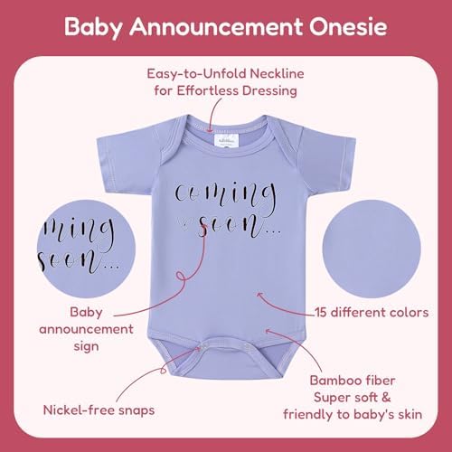 Coming Soon Bodysuit for Baby Announcement