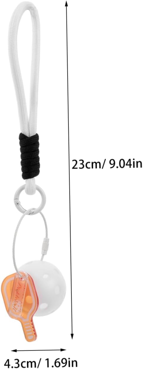 Pickleball Keychain For Kids Adults Mini Sports Ball Keyring