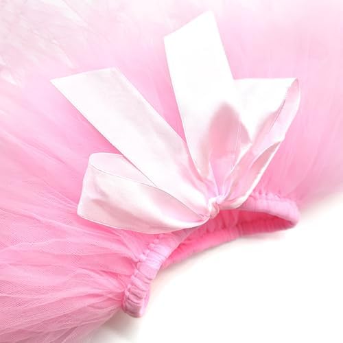 Medsuo Newborn Tutu Skirt and Pink Flower Headband