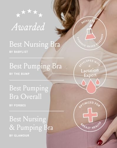 The Do Anything Nursing Bra for Breastfeeding Hands Free Pumping