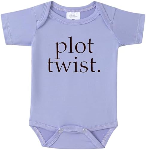 Plot Twist Baby Announcement Bodysuit for 0-3 Months