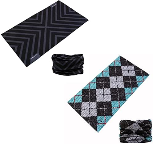 Zupro 6PCS Multi-Functional Headband Scarf Bandana for Men Women