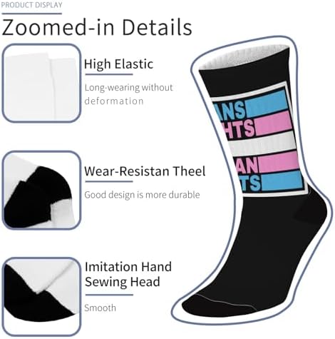 Transgender Boys Crew Socks Funny Work Boot Socks for Kids