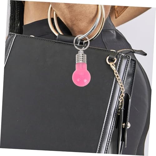 KESYOO 21Pcs Colorful Mini LED Bulb Keychains