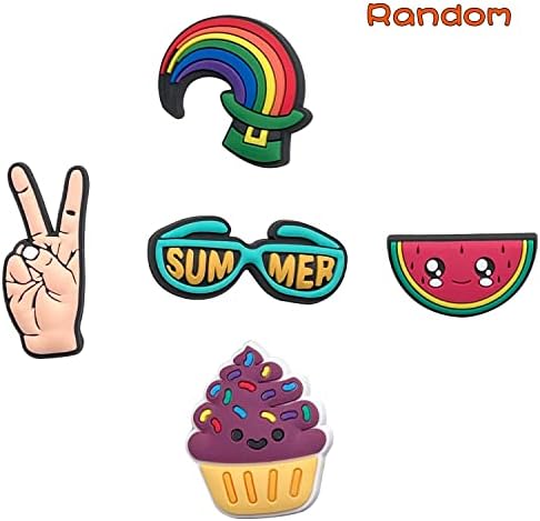 YAZO 30 50 100 Pcs Random Shoe Charms for Party Gifts