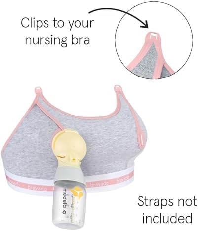 Bravado Designs Pumping Bra Hands Free Clip and Pump S-XL