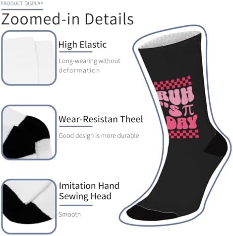 Pi Day 314 Math Teacher Boot Socks for Boys