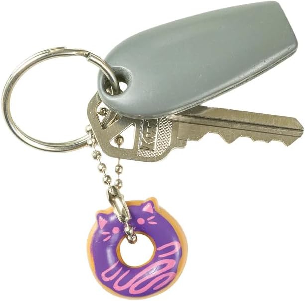 GEDDES Raymond I Love Donuts Animals Keychain Necklaces - 100 Mini Donut Charms