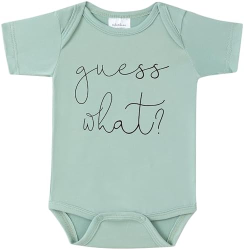 Guess What Pregnancy Announcement Bodysuit for Baby