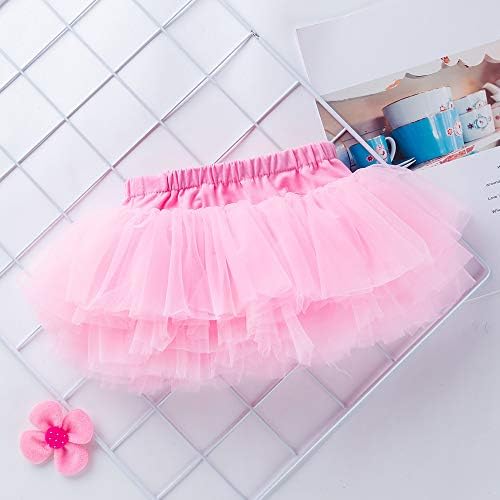 Anbaby Baby Girls Tutu Skirt with Padded Shorts