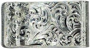 Montana Silversmiths Engraved J Money Clip