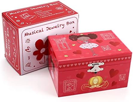 Musical Jewelry Box for Kids with Spinning Princess