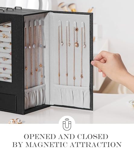 Homde Jewelry Organizer with Transparent Window