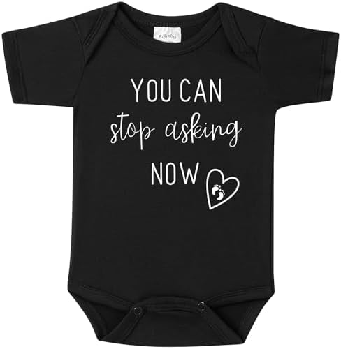 You Can Stop Asking Now Pregnancy Announcement Onesie
