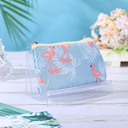 Qunclay 2 Pcs Clear Acrylic Purse Display Stand