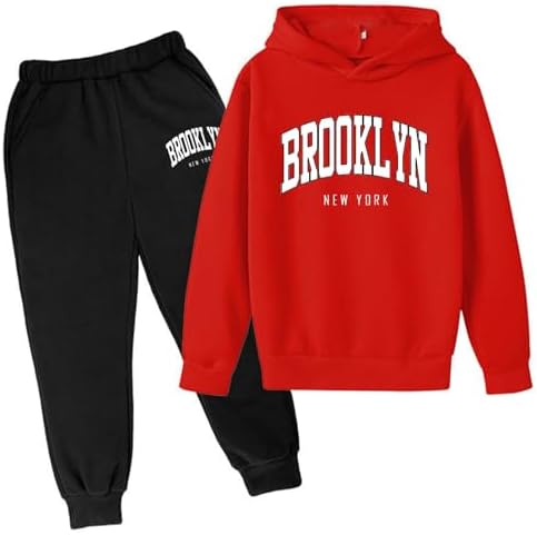 Kids Printed Hoodie Set for Boys 0-3 Years