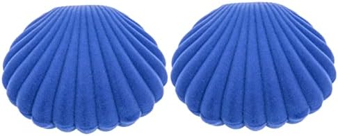 TENDYCOCO 2pcs Shell Jewelry Box Earring Organizer Case