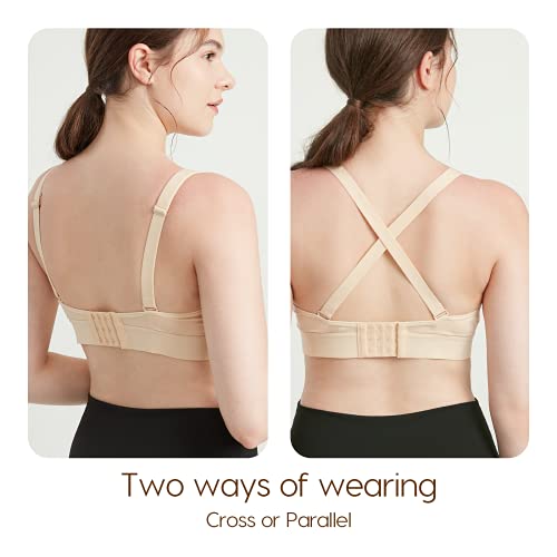 Lupantte Hands Free Pumping Bra 2 Pack for Women