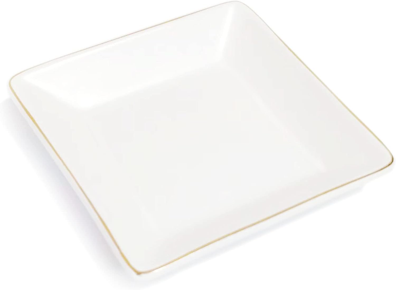 HANKOR Ceramic Jewelry Dish Tray 47 Inch White
