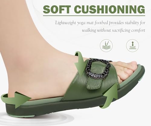 COFACE Womens Orthotic Slides with Arch Support