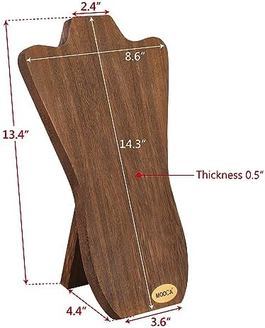 MOOCA Foldable Wooden Easel for Necklaces 1