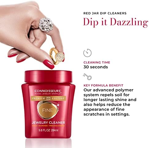 CONNOISSEURS Premium Jewelry Cleaner 96oz Value Size