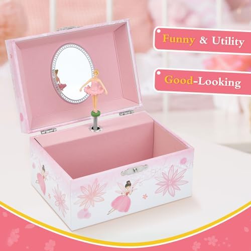 Girls Music Jewelry Box with Spinning Doll