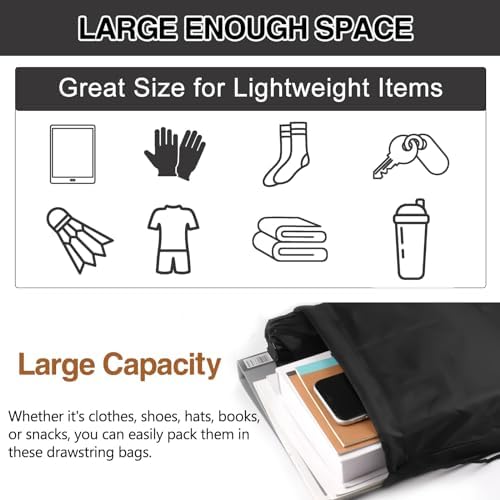 COIDEA Drawstring Backpack 6 Colors Pack