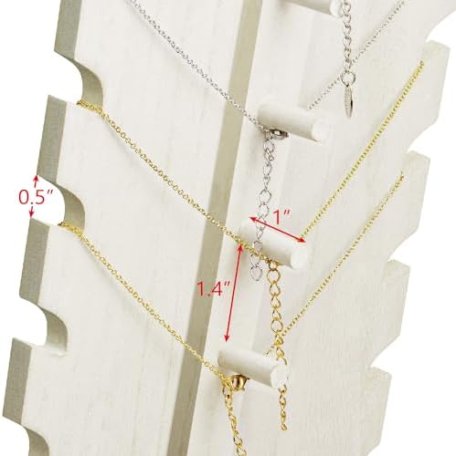 MOOCA Lightweight Wooden Necklace Display Stand