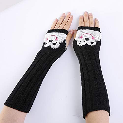 BOLLEY JOSS Long Sleeve Fingerless Gloves for Girls Women