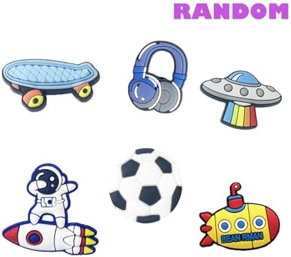 35 50 100 Pcs Random PVC Shoe Charms Decorations