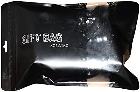 EXLATEX Rubber Secrets Short Latex Mixed Toes Wrist Gloves