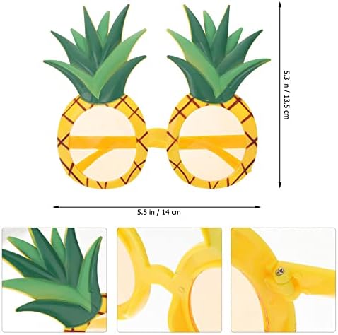8Pcs Funny Tropical Sunglasses for Luau Party