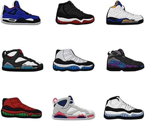 23PCS Basketball Shoe Charms Set for Kids and Teens