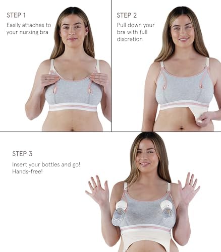 Bravado Designs Pumping Bra Hands Free Clip and Pump S-XL