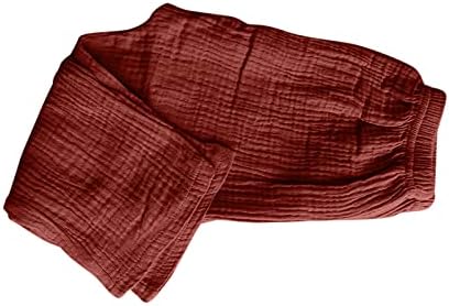 Toddler Cotton Linen Long Pants for Boys and Girls