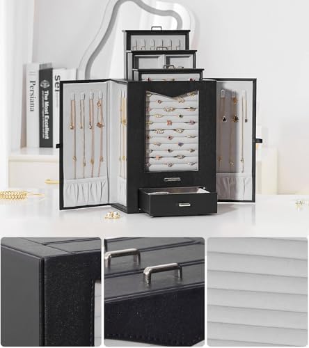 Homde Jewelry Organizer with Transparent Window