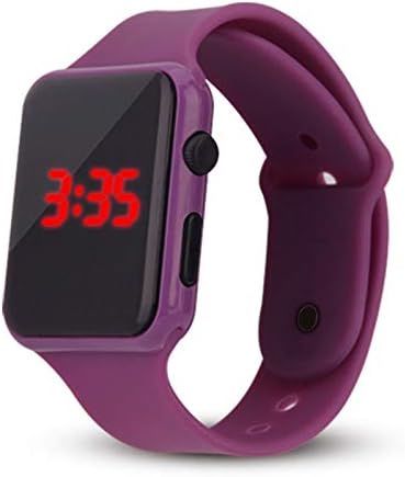 Weicam 10 Pack Unisex LED Wrist Watch Silicone Sports Bracelet