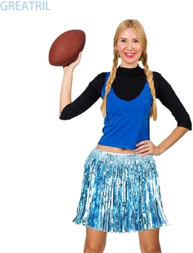 GREATRIL Foil Fringe Skirts 4 Pack Set