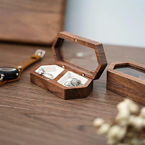 Molchagar Wooden Ring Box for Wedding Ceremony