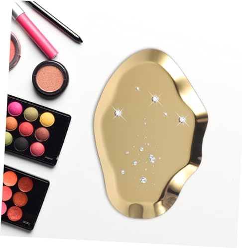Alipis Golden Stainless Steel Jewelry Storage Tray