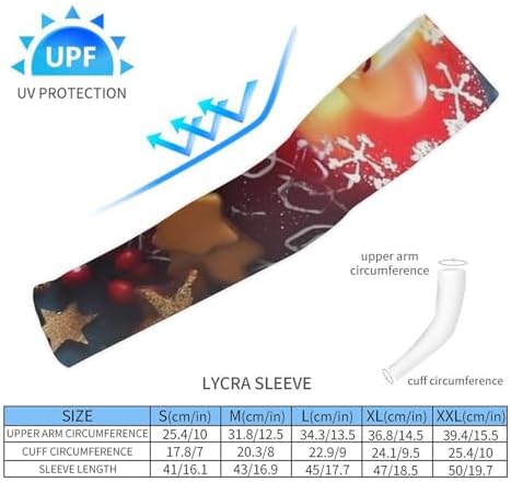 Cooling Compression Arm Sleeves for Men and Women