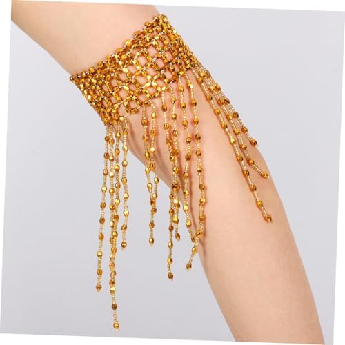 Hemoton Tassel Armlet Chains for Women Belly Dancing
