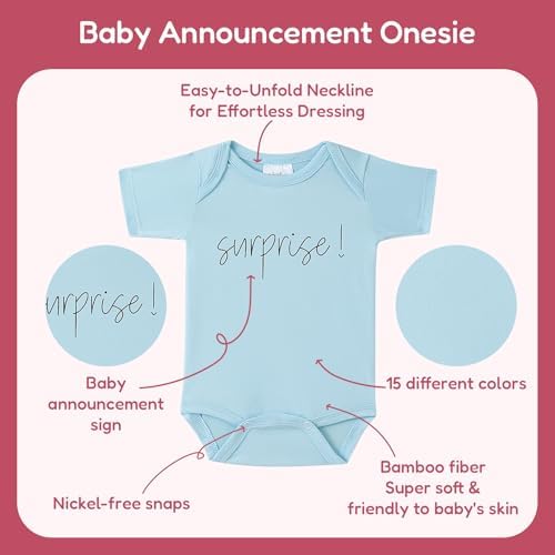Surprise Baby Announcement Onesie for Grandparents
