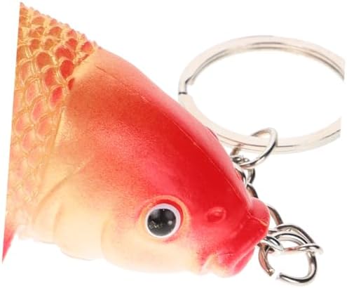 8pcs Koi Fish Keychain Cute Cartoon Animal Keyrings for Boys and Girls